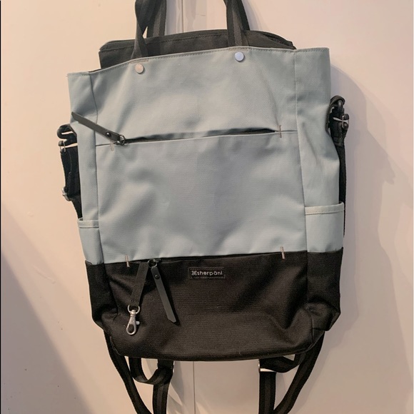Sherpani Handbags - Sherpani convertible backpack/tote/crossbody in teal